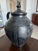 Nádudvari fekete kerámia korsók