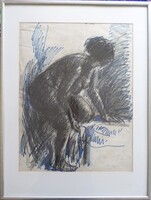 Konfár Gyula: Fürdés után EREDETI