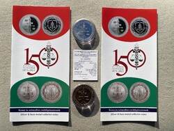 2021 Magyarország Ügyészsége 10000+2000 Forint ezüst-színesfém emlékérme pár, certivel,prospektussal