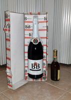 Balatonboglári 3 literes BB pezsgő - 1990-es évek elejéről, eredeti dobozával, ritka retro emlék