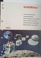SEMIKRON teljesítmény félvezetők katalógus ,1984-1985