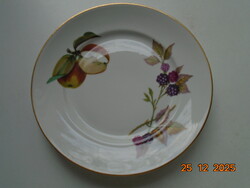 Royal Worcester FLAMEPROOF PORCELAIN Oven to table ware TŰZÁLLÓ porcelán tányér gyümölcs mintával