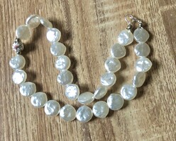 Abalon Kagyló nyakék selyemszálon