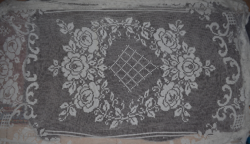 Hatalmas horgolt pamut nagy terítő