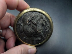 Sárgaréz bronz (eredeti)  kos csillagjegyű levélnehezék