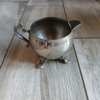 Szépséges régi ezüstözött citrom/tejszín kiöntő III. (12x8,2x8,3 cm)