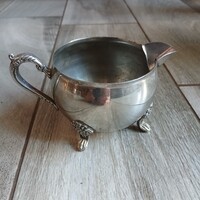 Szépséges régi ezüstözött citrom/tejszín kiöntő II. (13x8,5x7,4 cm)