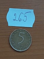 BULGÁRIA 5 SZTOTINKA 2000 Sárgarézzel bevont acél, A madarai lovas  265.