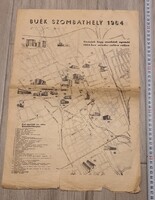 BÚÉK Szombathely 1964 / 4 oldalas kiadvány rossz àllapotban