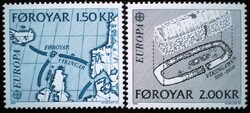 FO70-1 / Dánia / Foroyar-szigetek 1982 Europa CEPT bélyegsor postatiszta