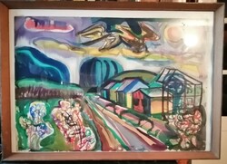 Józsa János festőművész Táj