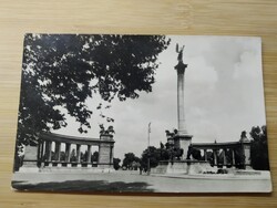 Budapest,Milleniumi emlékmű, Hősök tere, 1955 körüli