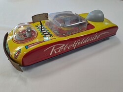 Lemezárugyár Robotfelderítő lendkerekes óraműves lemez játék