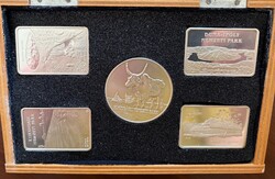 Hortobágy,Őrség,Duna-Ipoly,Bükki,Kiskunsági Nemzeti park emlékérem