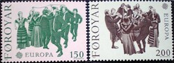 FO63-4 / Dánia / Foroyar-szigetek 1981 Europa CEPT bélyegsor postatiszta