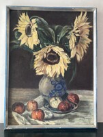 Abonyi Ernő viragcsendélet, 61x81cm