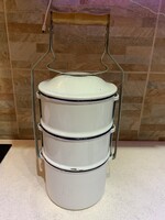 Zománcozott ételhordó