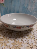 Alföldi szalmavirágos porcelán tál, 23,5cm, hajszálrepedéssel