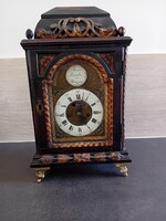 KISMÉRETŰ BAROKK ASZTALI SZEKRÉNYÓRA DEBRECEN 1800 KÖRÜL ANTON BRANDIS IN DEBREZIN FELIRATTAL