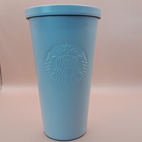 Eredeti Starbucks Matt Kék Termosz Pohár – 473 ml – Rozsdamentes Acél