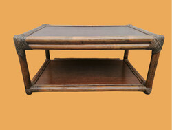 Bambusz dohányzóasztal