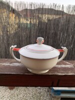 Art Deco porcelán cukortartó.