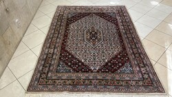 4225 GYÖNYÖRŰ Hindu Bidjar Kézi Gyapjú Perzsa Szőnyeg 170X240CM