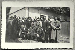 Levente csoportfotó - Kárpátalja  , Perecseny vagy Rahó  ~1940  8x13cm