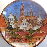 Maurer Katalin: Budapest - iparművész kerámia falikép