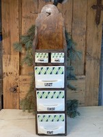 Régi Gránit fűszeres kis szekrény, polc, fűszertartó