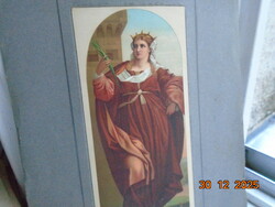 Palma Vecchio:SZENT BARBARA nyomat,Franklin Nyomda képanyag archivumából