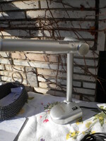 Ezüstszürke csuklós olvasó, asztali lámpa hibátlan