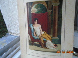 Francois Gérard: Madame de Recamier portréja,nyomat,Franklin Nyomda képanyag archivumából