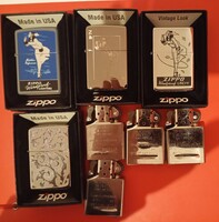4 darab ZIPPO öngyújtó+ 4 darab tartalék benzines betét - Olvasd el