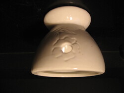 Kis fehér virágos gyertyatartó , illóolaj párologtató