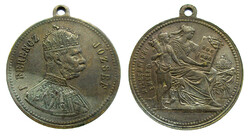 Millenniumi emlék 896-1896 / Ferenc József medál