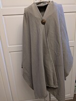 Női tavaszi-nyári szürke színű pelerin.