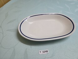 T3248 Alföldi kék csíkos virslis 25x16 cm