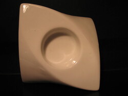 Retro by Berendsohn Claudia Pfleger fehér porcelán gyertyatartó