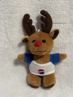 Plüss rénszarvas, Pepsi kulcstartó, reklám