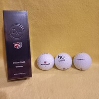 "Wilson Staff  D×2 ". Távolsági golflabda 3db, eredeti dobozában.