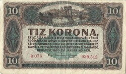 10 korona 1920 2.
