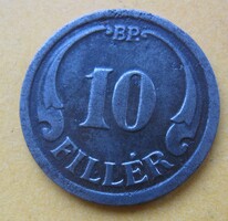 Magyar Királyság 10 fillér 1941 (SR8)