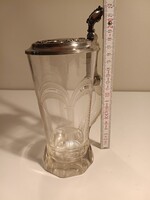 Régi ólomüveg Söröskorsó
