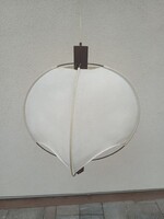 Vintage skandináv design textil fa mennyezeti lámpa. Alkudható.