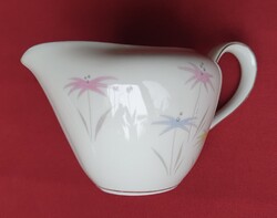 Winterling Marktleuthen Bavaria német porcelán tej tejszín kiöntő virág mintával