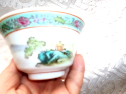 Kínai kézzel festett porcelán  rizses tál