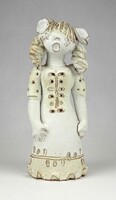 1Y402 Kovács Éva éneklő lány kerámia figura 18.5 cm