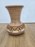 Vintage Retro "Fat Lava" Stílusú Kerámia Váza (1960-70-es évek)