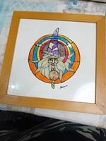 Stained glass wizard (ólomüveg varázsló)